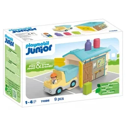 Jongens|Speelsets> PlayMobil 71686 Junior Werkman Met Sorteer-garage