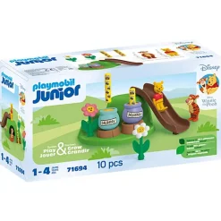Jongens|Speelsets> PlayMobil 71694 Junior Winnie de Poeh Bijentuin