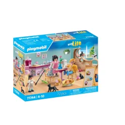 Speelsets|Jongens>Playmobil 71744 kattencafé