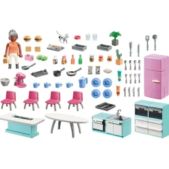 Speelsets>Playmobil 71608 Keuken met eethoek