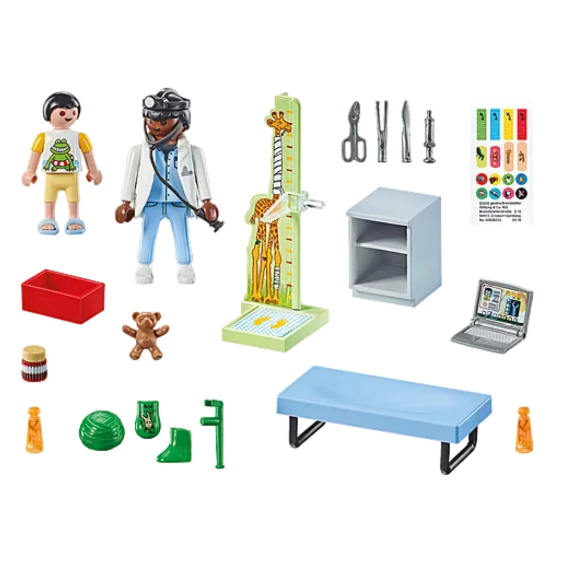 Speelsets|Jongens> PlayMobil 71619 Kinderarts met teddybeer