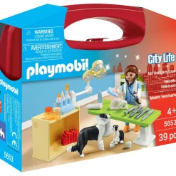Speelfiguren|Meisjes> Playmobil 5653 Koffer Dierenarts