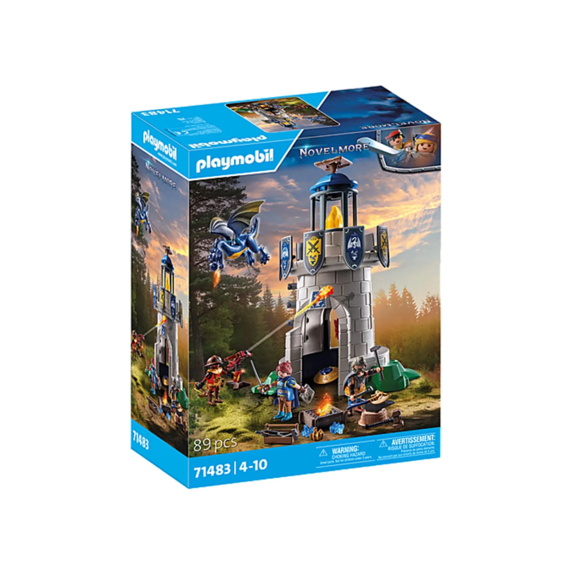 Jongens|Bouwstenen>Playmobil 71483 Novelmore Riddertoren Met Smid En Draak