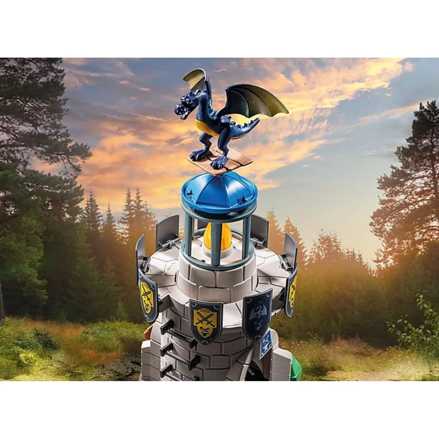 Jongens|Bouwstenen>Playmobil 71483 Novelmore Riddertoren Met Smid En Draak