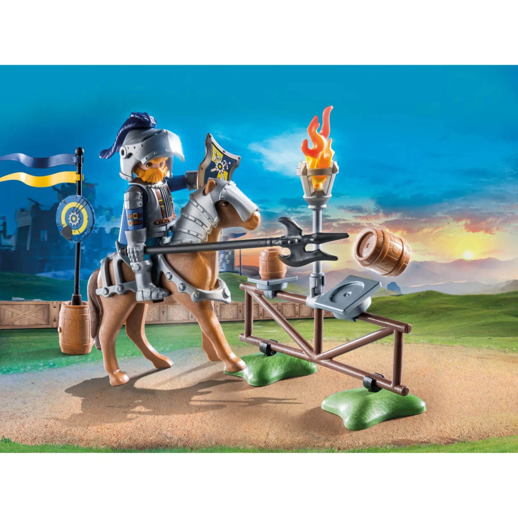 Bouwpakketten>Playmobil 71297 Novelmore Training Terrein