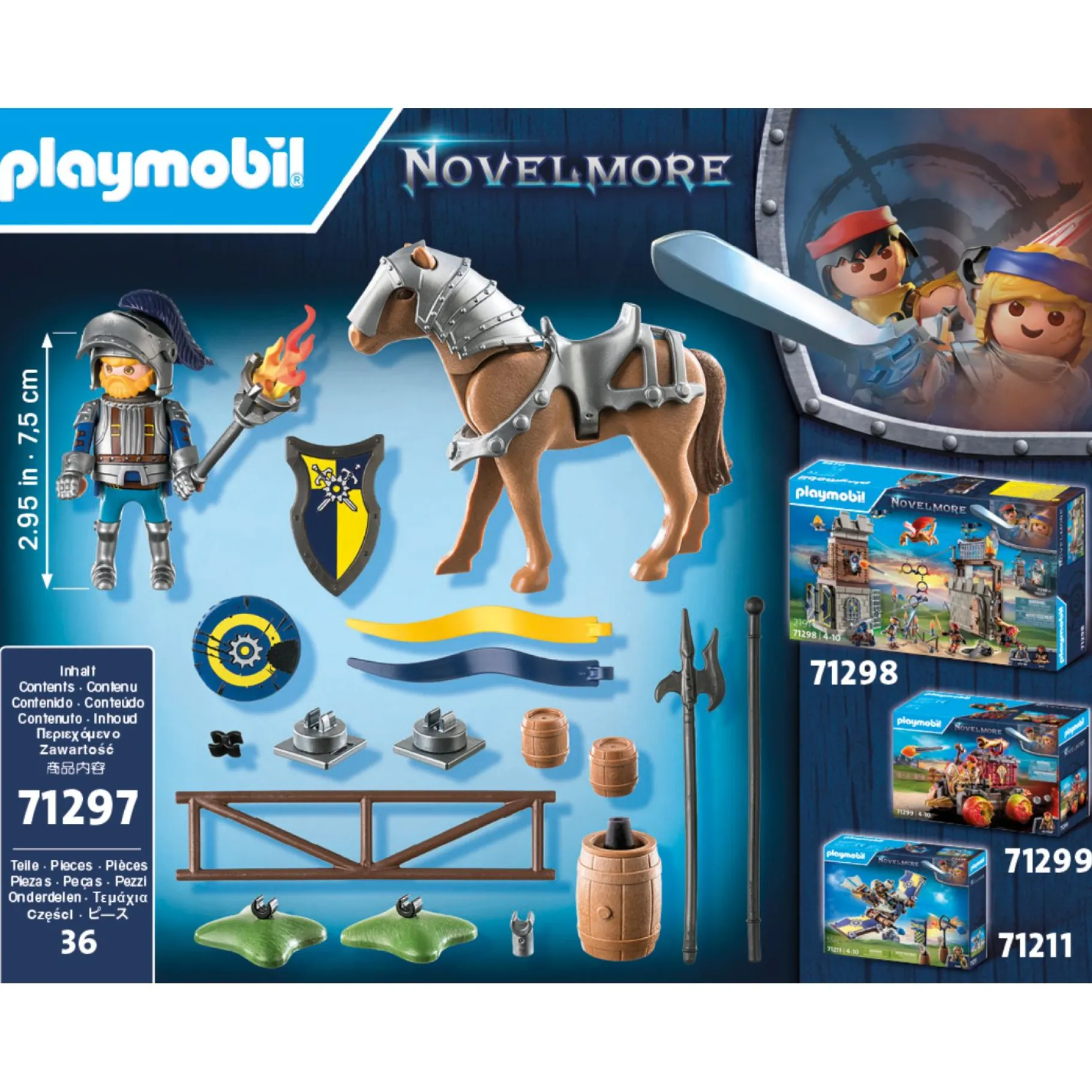 Bouwpakketten>Playmobil 71297 Novelmore Training Terrein