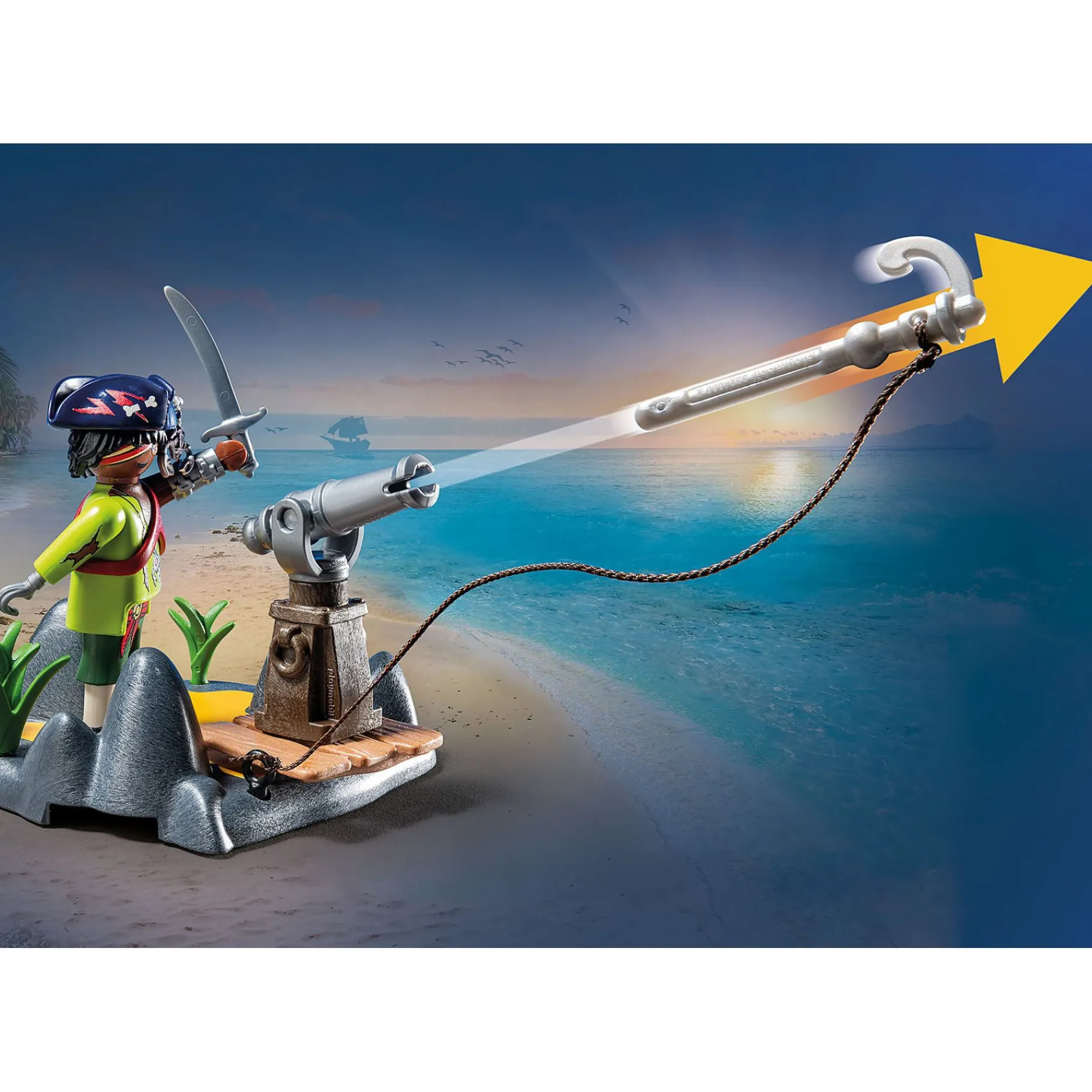 Bouwstenen|Jongens> Playmobil 71532 Pirates Strijd Tegen De Gigantische Krab