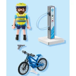 Speelsets|Jongens>Playmobil 71732 politie fiets patrouille