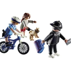 Jongens|Bouwstenen>Playmobil 70573 Politiefiets: Achtervolging  Van De Zakkenroller