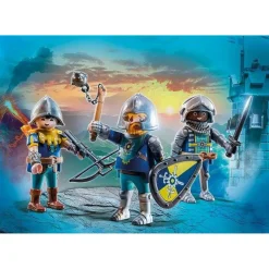 Speelfiguren>Playmobil 70671 Set Van 3 Novelmore Ridders