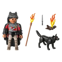 Jongens|Bouwstenen>Playmobil 71482 Special Plus Krijger Met Wolf