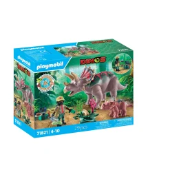 Speelsets|Jongens>Playmobil 71821 triceratops familie