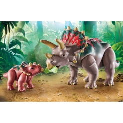 Speelsets|Jongens></noscript>Playmobil 71821 triceratops familie