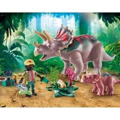 Speelsets|Jongens></noscript>Playmobil 71821 triceratops familie