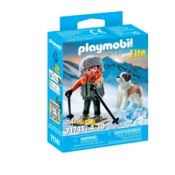 Speelsets|Jongens>Playmobil 71741 wandelaar met sint bernard