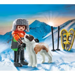 Speelsets|Jongens>Playmobil 71741 wandelaar met sint bernard