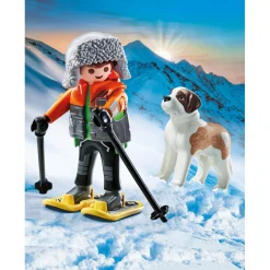 Speelsets|Jongens></noscript>Playmobil 71741 wandelaar met sint bernard