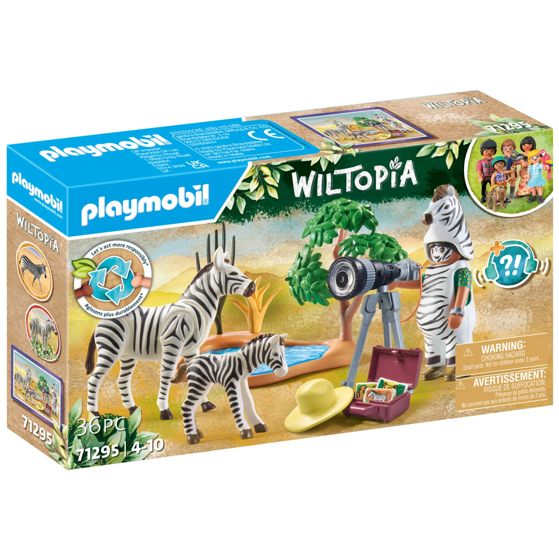 Bouwpakketten>Playmobil 71295 Wiltopia Dierenfotograaf onderweg