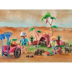 Speelsets|Jongens> PlayMobil 71625 Wombat schuilplaats