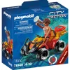 Jongens|Bouwstenen>Playmobil City 71040 Badmeester Quad