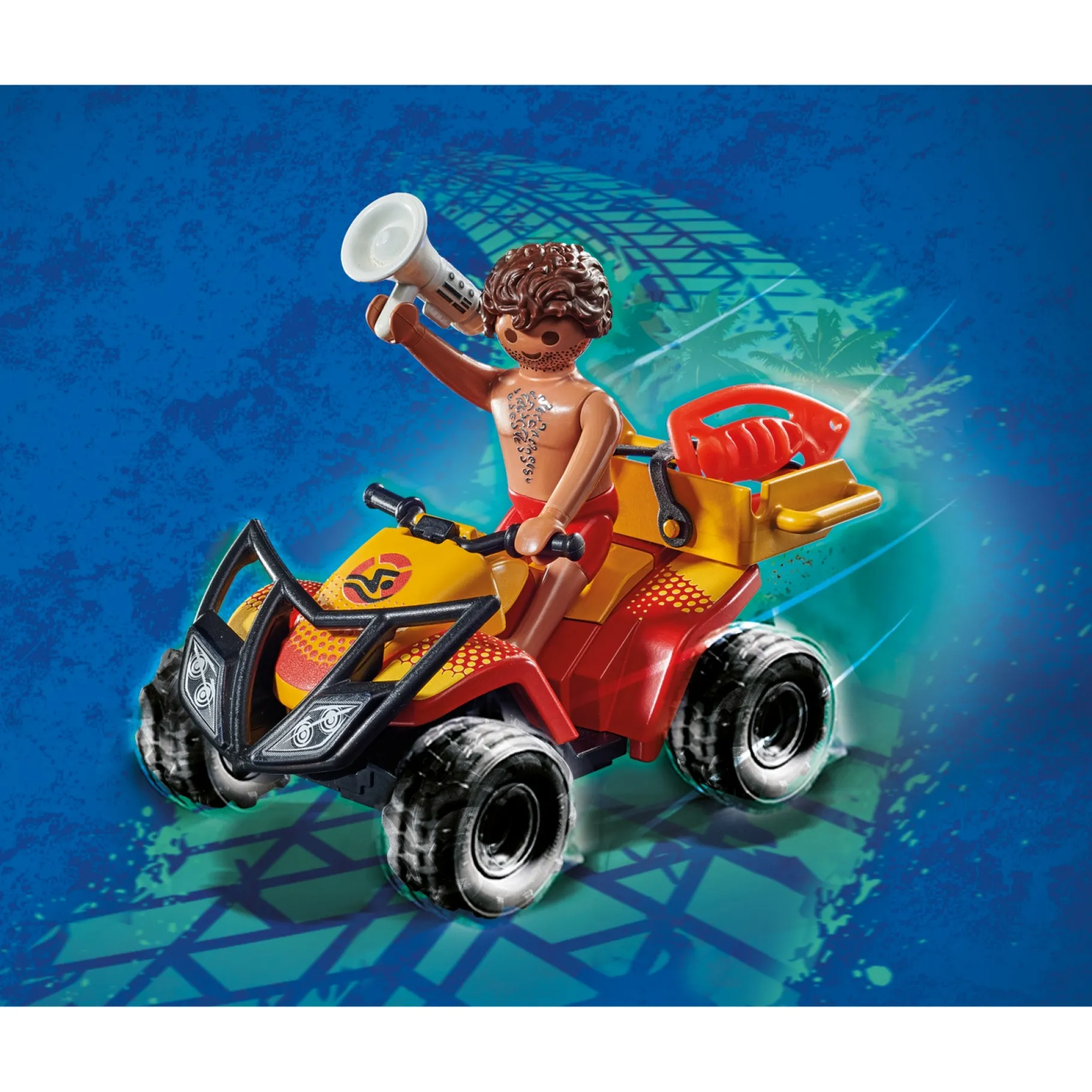 Jongens|Bouwstenen>Playmobil City 71040 Badmeester Quad