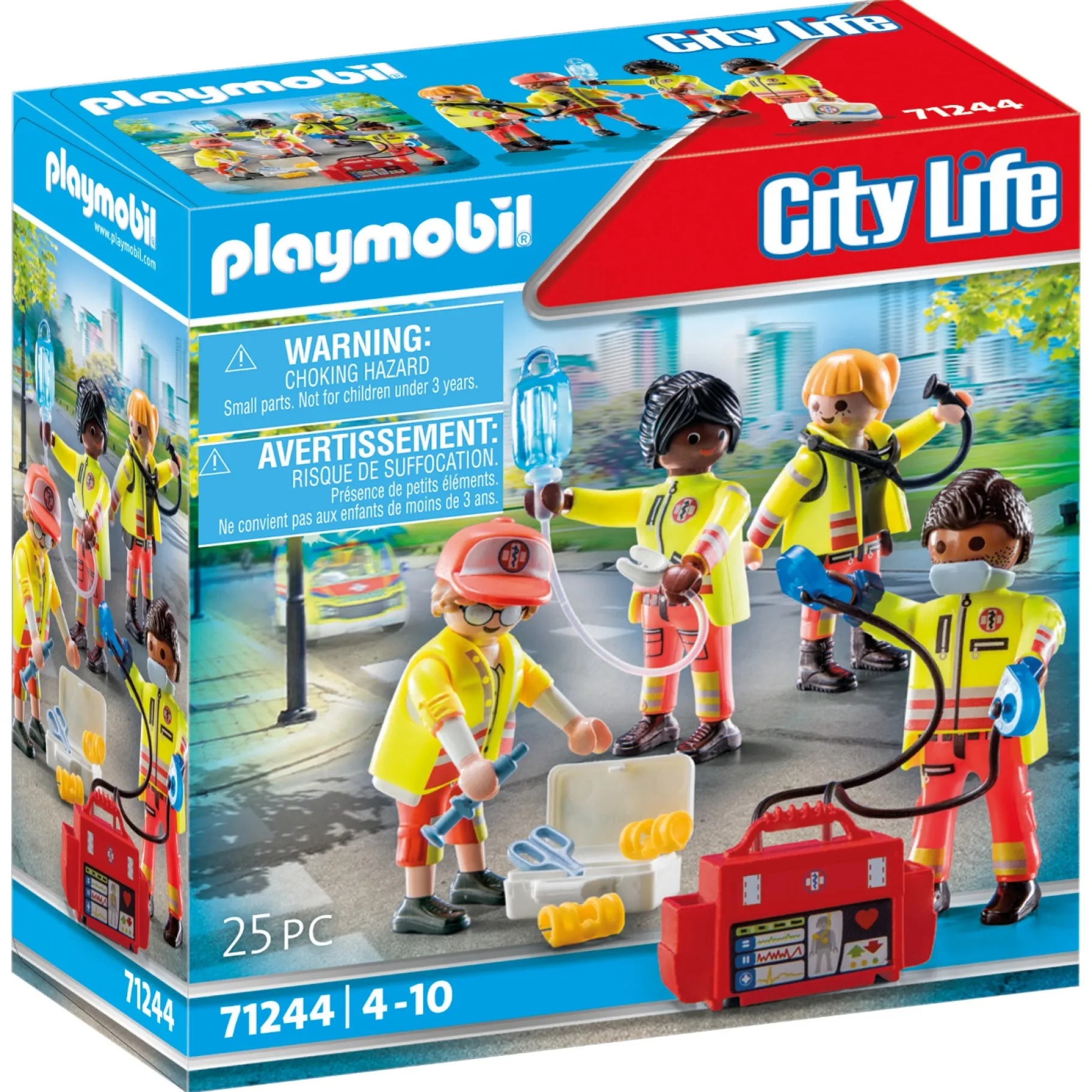 Jongens|Bouwstenen>Playmobil City 71244 Reddingsteam