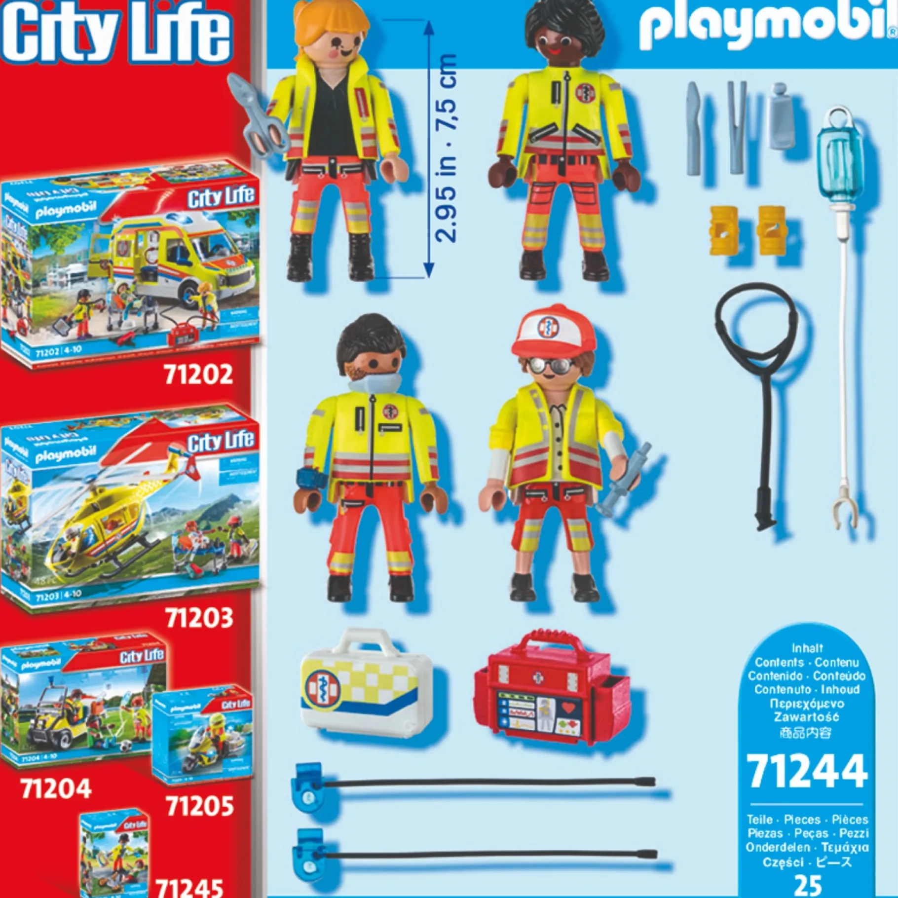 Jongens|Bouwstenen>Playmobil City 71244 Reddingsteam