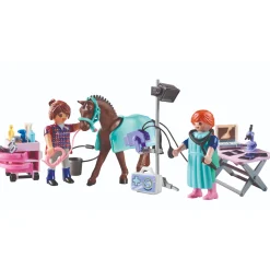 Jongens|Bouwstenen>Playmobil Country 71241 Dierenarts Voor Paarden