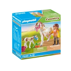Jongens|Bouwstenen>Playmobil Country 71243 Paard Met Veulen