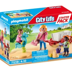 Jongens|Bouwstenen>Playmobil Starterpack 71258 Opvoeder Bolderwagen