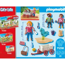 Jongens|Bouwstenen></noscript>Playmobil Starterpack 71258 Opvoeder Bolderwagen