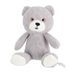 Dieren Knuffels En Pluche></noscript> Pluche beer gehaakt 3 assorti 14 cm