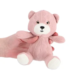 Dieren Knuffels En Pluche></noscript> Pluche beer gehaakt 3 assorti 14 cm