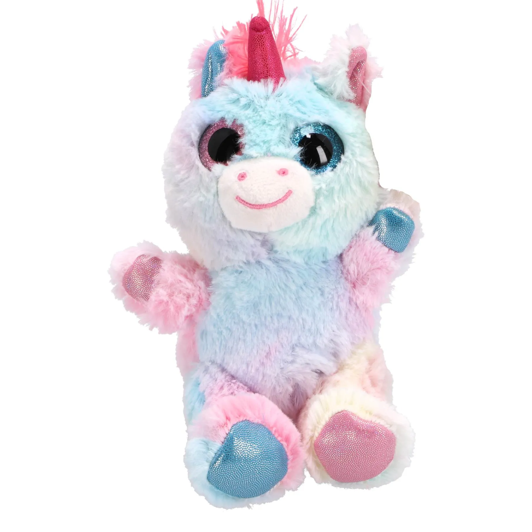 Dieren Knuffels En Pluche> Pluche Dieren 18 Cm Felle Kleuren Assorti