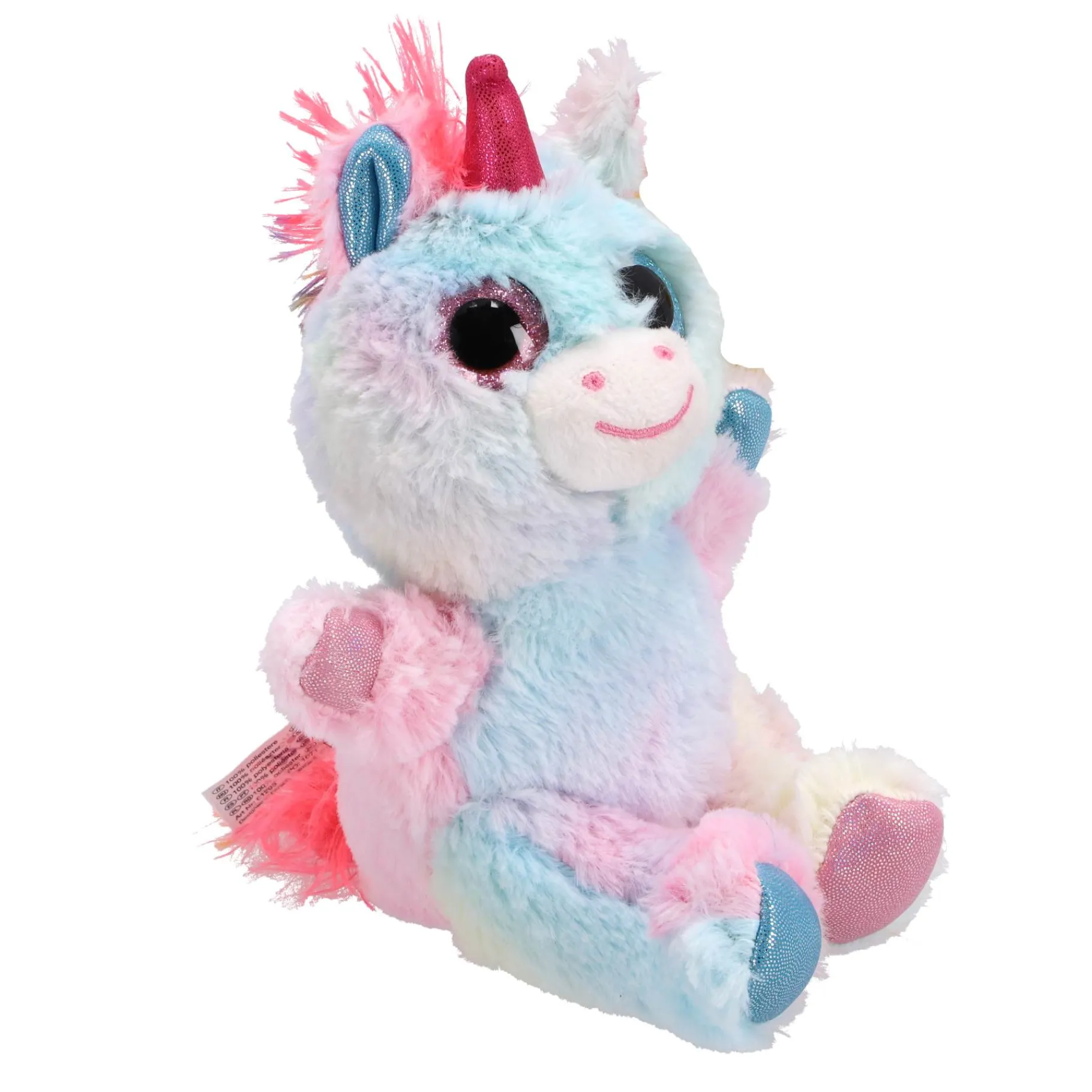 Dieren Knuffels En Pluche> Pluche Dieren 18 Cm Felle Kleuren Assorti