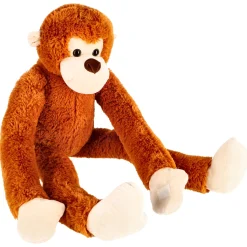 Dieren Knuffels En Pluche>Pluchiez pluche aap met lange armen 80 cm bruin