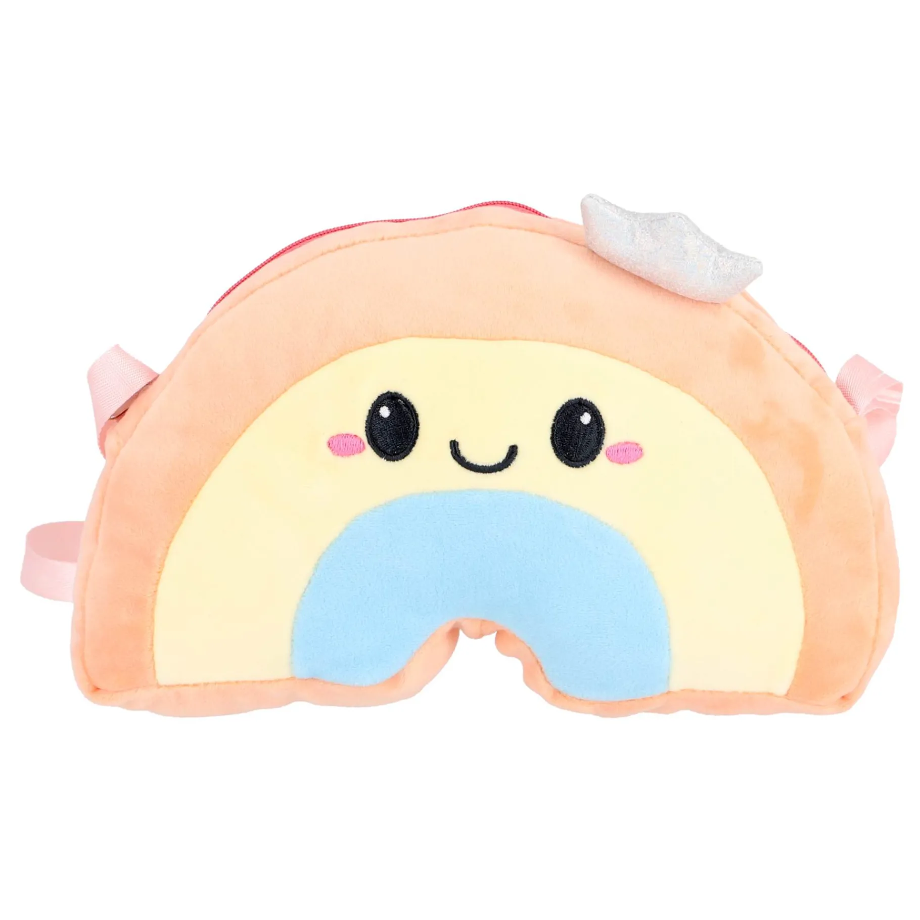 Plucheknuffels>Pluchiez pluche handtasje assorti regenboog / cupcake