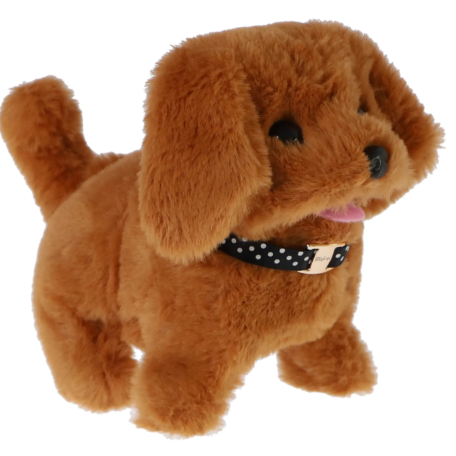 Speelfiguren>Pluchiez pluche hondje loop en blaf hondje assorti