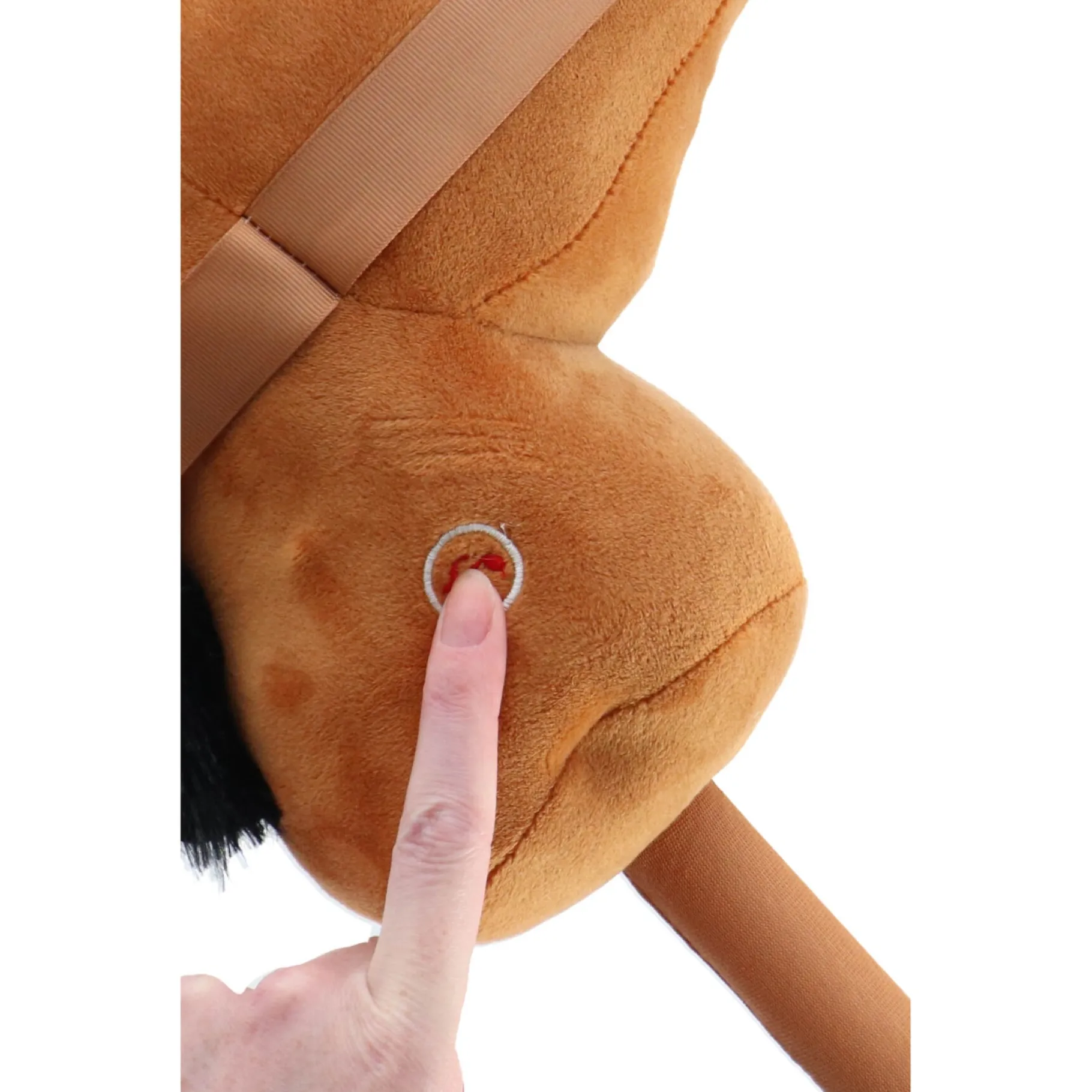 Dieren Knuffels En Pluche>Pluchiez pluche stokpaardje 70 cm