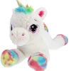 Dieren Knuffels En Pluche>Pluchiez pluche Unicorn wit liggend 80 cm