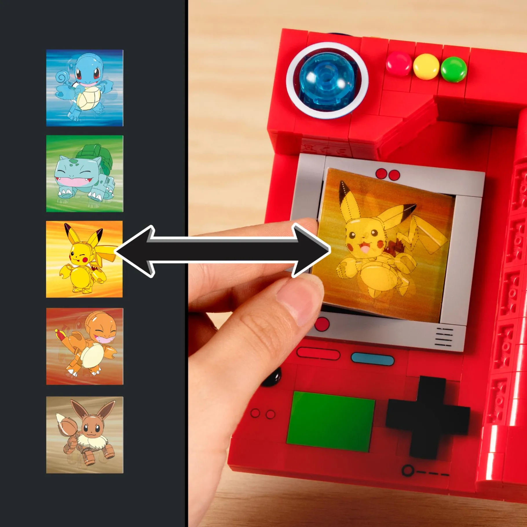 Jongens|Bouwstenen> Pokemon Mega Kanto Region Pokedex