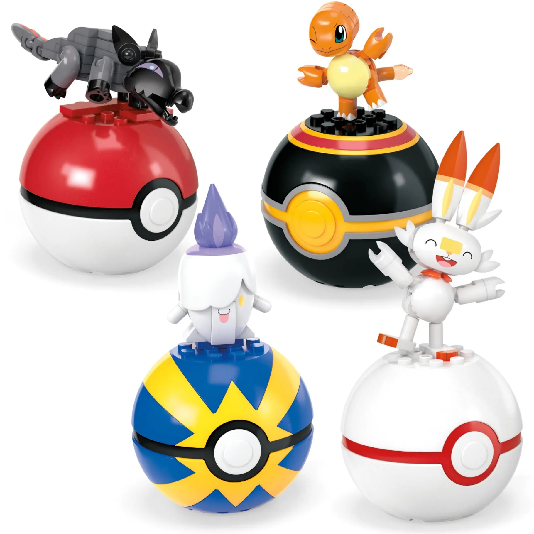 Speelfiguren> Pokémon mega fire type trainer team