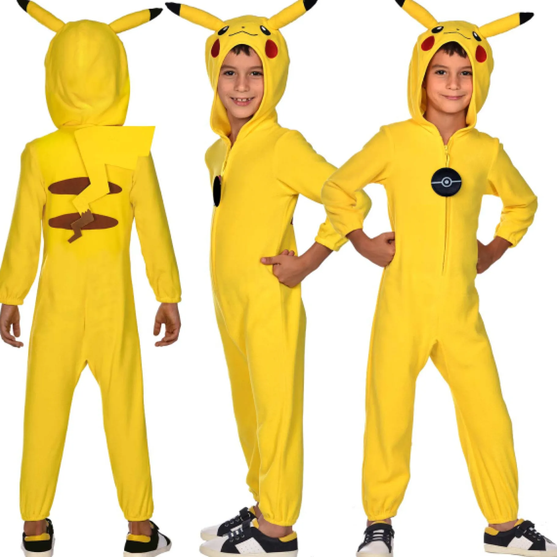 Verkleden|Jongens> Pokémon Onesie Pikachu 6-8 Jaar