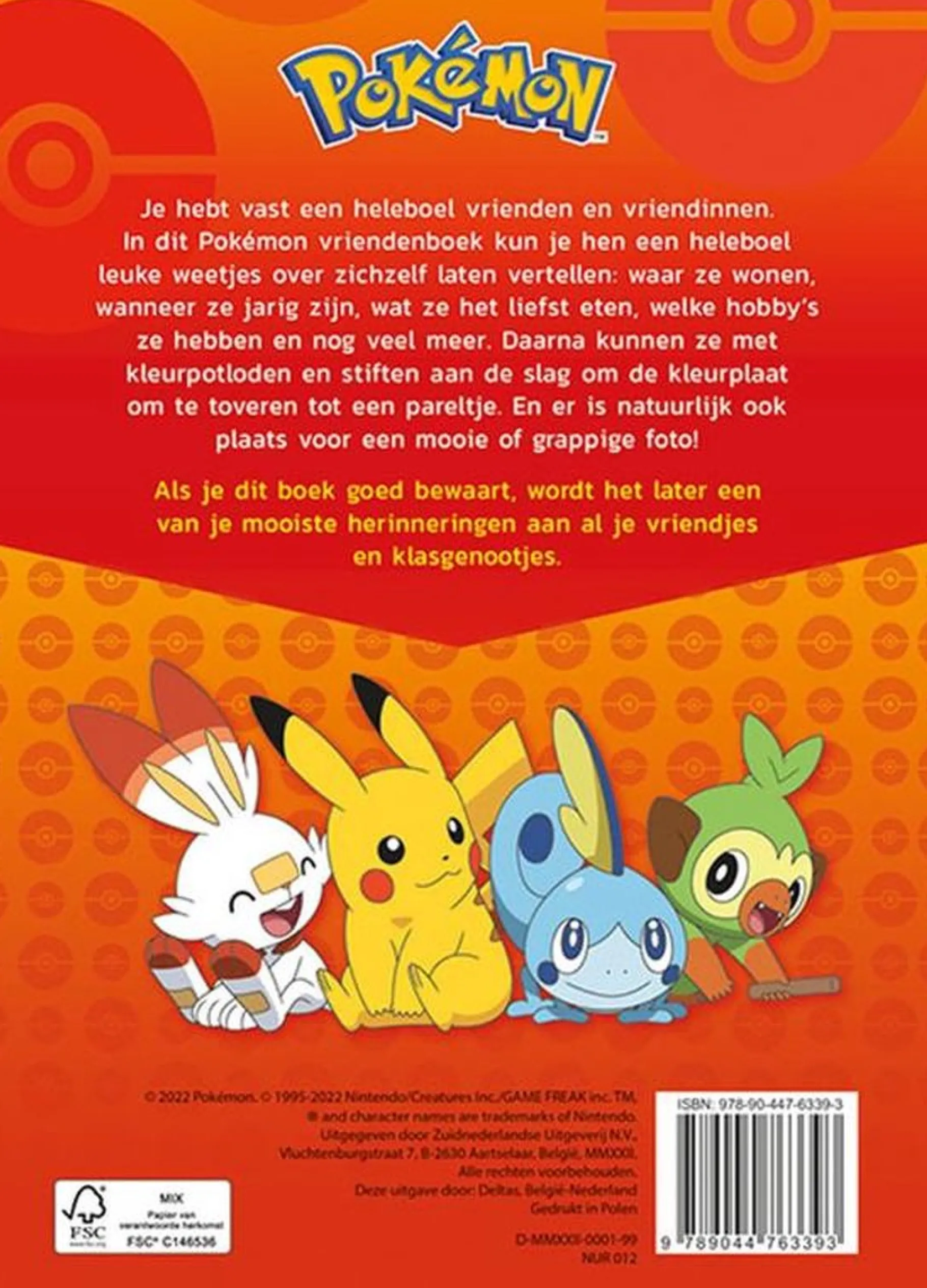 Vriendenboeken>Deltas Pokémon Vriendenboek