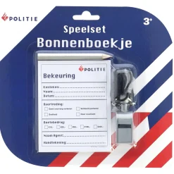 Jongens|Verkleden>Rapid Wheels Politie Bonnenboekje
