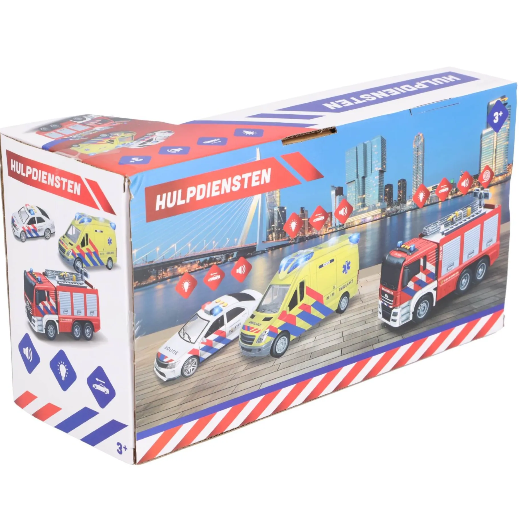 Auto's|Jongens>Rapid Wheels Politieauto nl met licht en geluid