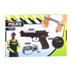 Verkleden|Jongens></noscript> Politieset handboeien en pistool met licht en  geluid