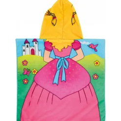 Meisjes|Verkleden> Poncho Handdoek Prinses