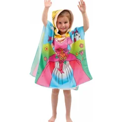 Meisjes|Verkleden></noscript> Poncho Handdoek Prinses