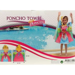Meisjes|Verkleden></noscript> Poncho Handdoek Prinses